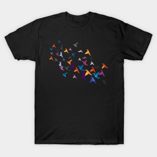 Origami Paper Crane T Shirt Japanese Culture Art Tee T-Shirt